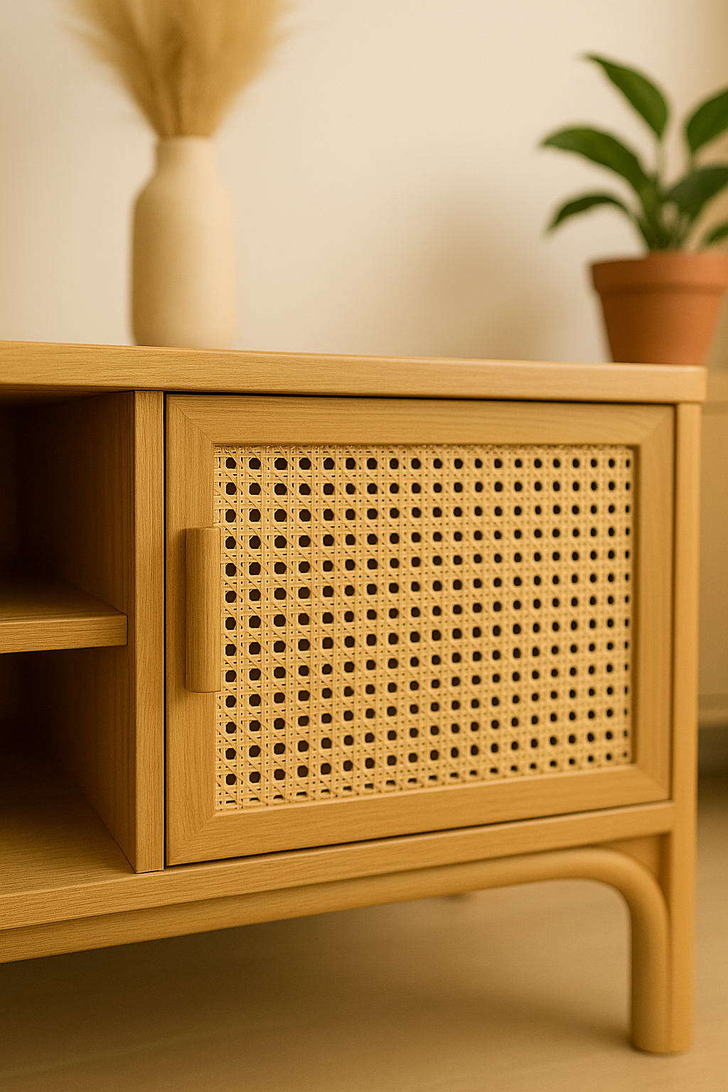 The Noosa – Rattan TV Console & Display Cabinet