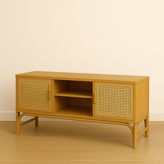 The Noosa – Rattan TV Console & Display Cabinet