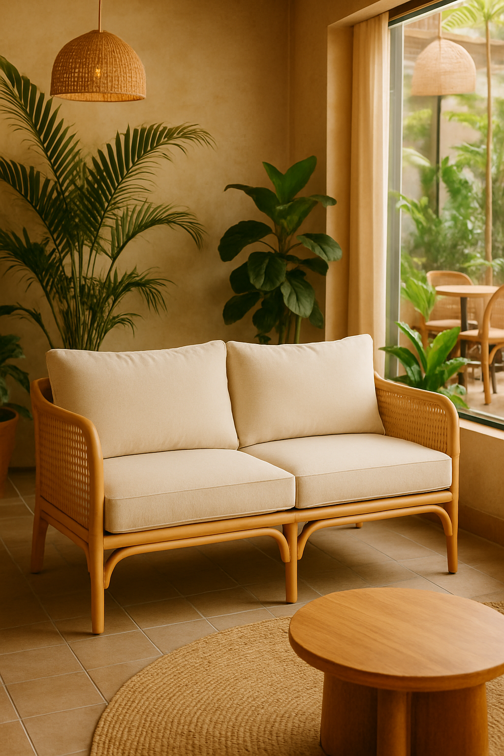 The Byron - 2 Seater Rattan Sofa